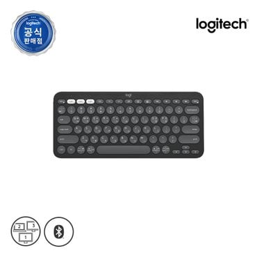 Logitech [로지텍코리아] K380S 무선 블루투스 키보드 [블랙]