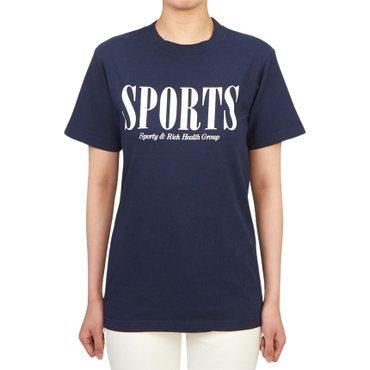 스포티앤리치 반팔티셔츠 TS873NA NAVY (남여공용)