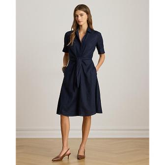 로렌 랄프 로렌 리넨 셔츠드레스(WMLRDRSS5020044410)