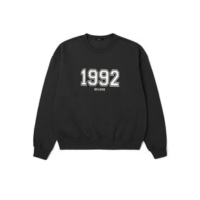 남여공용 1992 라운드티 (BLACK) (HZBLT1A-39)