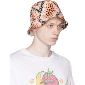 베이지 스네이크 프린트 버킷햇 SNAKE TAN BUCKET HAT TAN