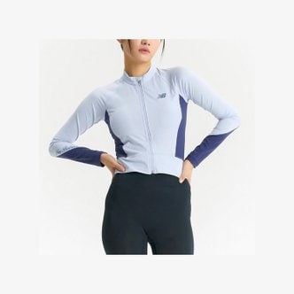 뉴발란스 NB WOMEN 에센셜 집업 래쉬가드 (SLIM FIT) NBMDE2W702-50