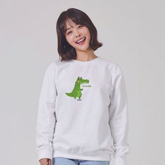 제이큐 키밍 CROCODILE 악어 맨투맨 후드티 AL