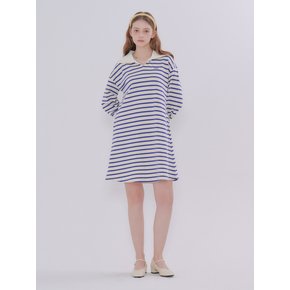 MET stripe collar A one-piece blue