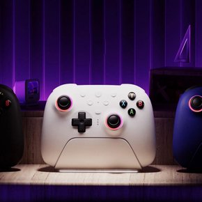 8Bitdo 얼티메이트2 무선 게임패드 게이밍 컨트롤러 TMR트리거 RGB 충전 받침대포함
