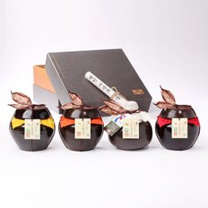 모두의식탁 [전통장명인] 식품명인35호 전통장 모음 선물세트 추(秋)호 2kg[된장+고추장+조청+간장]