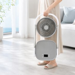 싱글헤드 접이식 선풍기 슬림형 4단바람세기 3단바람모드 저전력 저발열 모터 가정용 아기 안전 선풍기