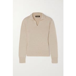 Cashmere Polo Sweater 크림