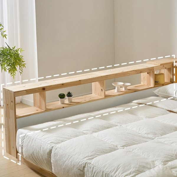 [착불]아이앤 루벨린 저상형 삼나무 사이드 선반 와이드 2000_