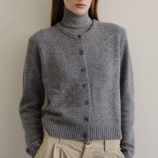 Classic knit cardigan Gray