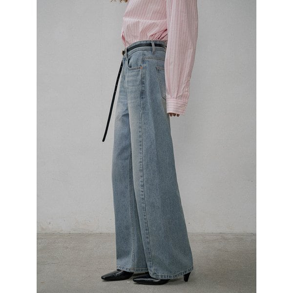 SIJN6087 아르코 커브드 데님_Light blue