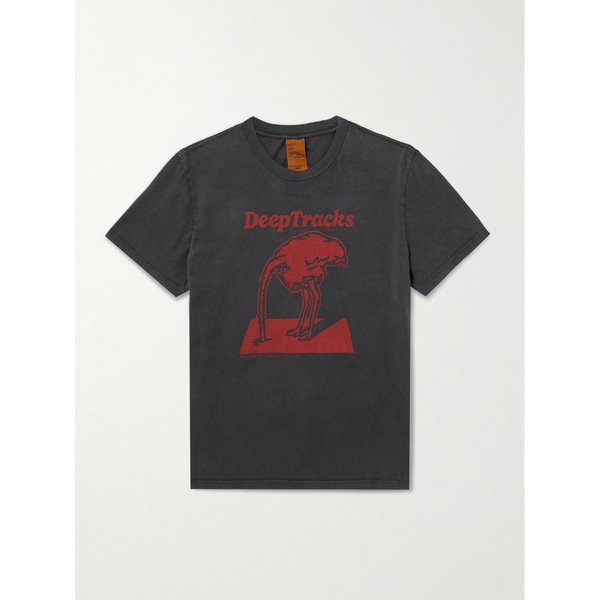 로이 프린트 가먼트 다이드 코튼 저지 티셔츠 46376663162931709