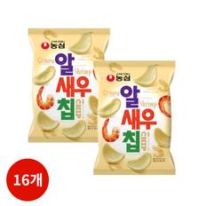 농심_알새우칩(중) 130g x 16입