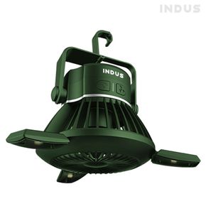 인더스캠핑 타프팬 텐트 무선 충전 팬(레트로그린) INO-D04TG..[36040945]