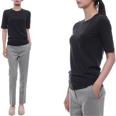 브루넬로쿠치넬리 25SS 여성 모닐리 트리밍 반팔티셔츠 (M0T18B0160 C055 25S)