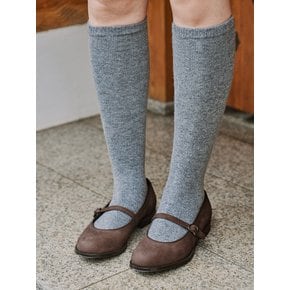 SF341_N-BROWN 여성 누벅 메리제인