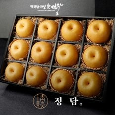 [1/13(월)순차출고][SSG정담]친환경포장 특품 배 과일선물세트 (배12과 - 7.5kg) / 실크보자기 포장+노리개 증정