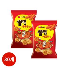 농심_쫄병스낵 매콤한맛 82g x 30입