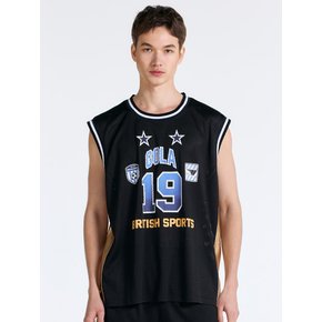 MESH BASKETBALL SLEEVELESS [BLACK]