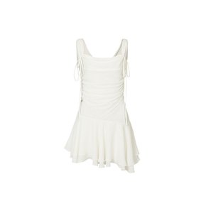 LILY FRILL DRESS ivory