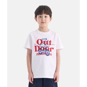[본사]그래픽 반팔티셔츠 (오프 화이트) OD262ISS05_OWH