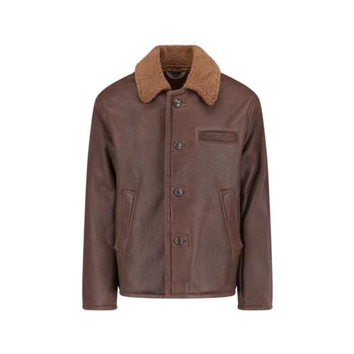 아워레가시 가죽 자켓 M4249AR RUSTIC GRAIN BROWN SHEARLING