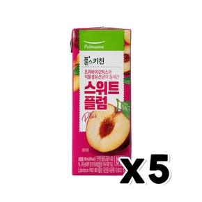 풀무원 스위트 플럼 주스 팩음료 190ml x 5개