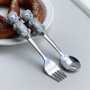 파스텔 캔디 베어 스푼 (6color)
