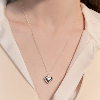 Hei [수지,에스파 카리나,에이핑크 윤보미,다영,오영주,윤하 착용]pounding volume heart necklace