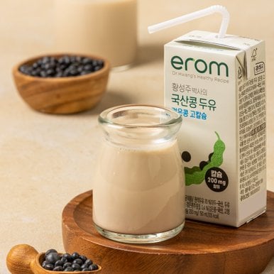 황성주 국산콩 두유 검은콩 고칼슘 3800ml(190ml*20개)