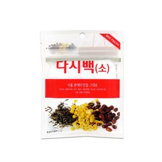 제이큐 찌개 육수용 위생 다시백 국물용 재료 담기 지퍼백 소 X ( 3매입 )