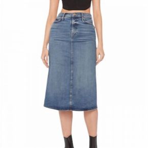 5396892 Mother Swooner Straight A Midi Skirt In Going Full Circle