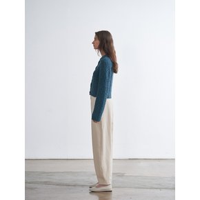 LUTZ KNIT OUTER (PEACOCK BLUE)