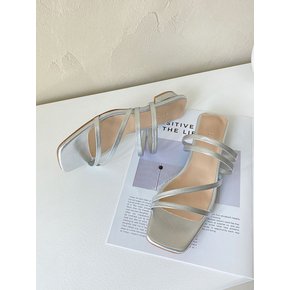 Esther strap mule_silver ODR219071