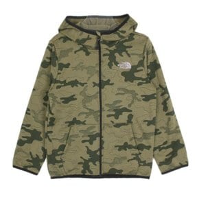 M 노스페이스키즈자켓 DQC NI5JN79S 키즈 NOVELTY ZIP UP HOODIE 1 (KHAKI)