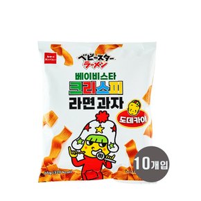 베이비스타 크리스피 라면과자 65g, 10개