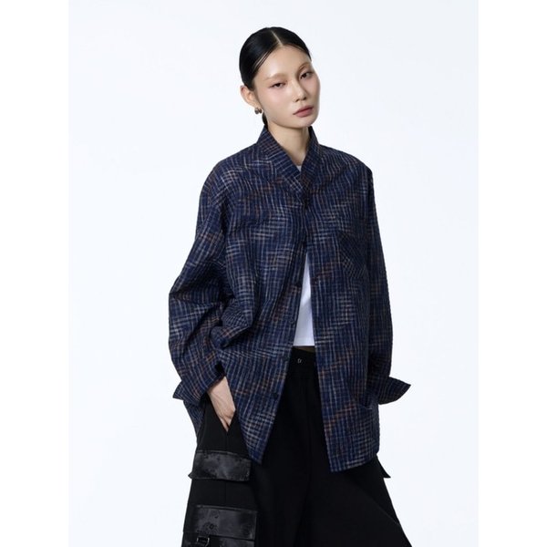 Check Shirt Light (Navy)