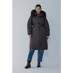 퍼 후드 롱 다운 코트 7115417Y05160
