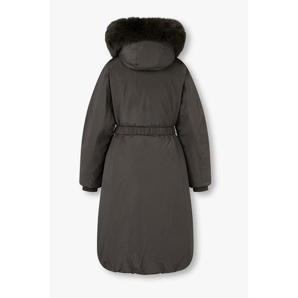 퍼 후드 롱 다운 코트 7115417Y05160