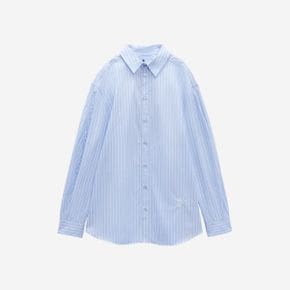 자라 x 아더에러 스트라이프 포플린 셔츠 스트라이프 Zara x Ader Error Striped Poplin Shirt S