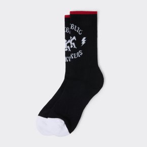 Black Graphic Socks CALAX25520BKX