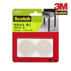 마루보호패드 3M 원형4.12cm 8입 X ( 3매입 )