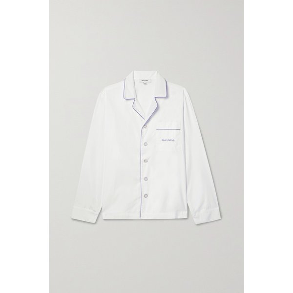 카터 파이핑 자수 코튼 포플린 셔츠 1647597301724052