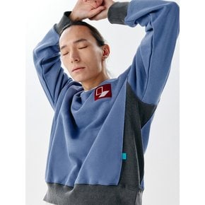 Door`Box Sweat Shirt (Mix-Blue)