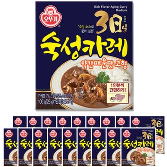  오뚜기 3일숙성카레 고형 약간매운맛 100g x 18개