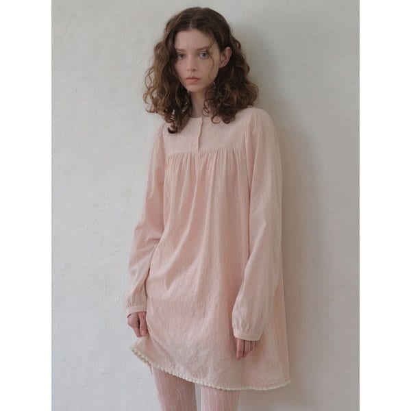 Luna Puff Tassel Dress_Pink(O26OPS01)