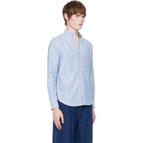 메르츠 비 슈바넨 블루 버튼다운 코튼 옥스포드 셔츠 SHIRT19OX.6701.3 6701 light blue / wh