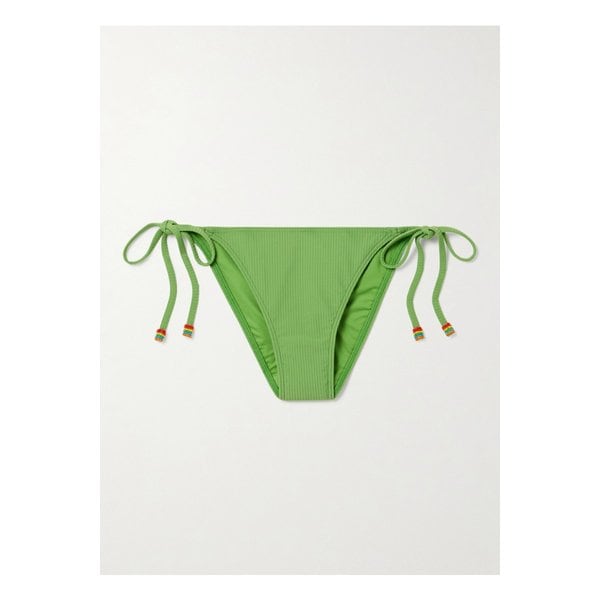 스타우드 시슬리 비즈 장식 골지 비키니 브리프 그린 46376663162863364