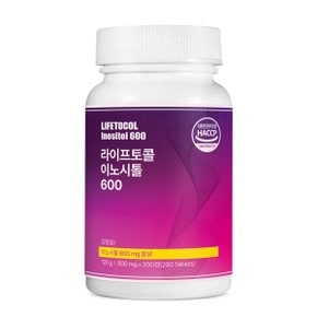 이노시톨 600 200정 목넘김이 편안한 크기