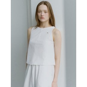 모노 슬릿 슬리브리스_White